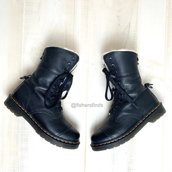 Dr. Martens Shoes - FINAL Dr. Martens Fur-Lined Aimilita Boots 8